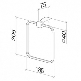 Villeroy & Boch (Dornbracht) Square 83.200.910.00 хром