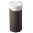 Раковина с тумбой Villeroy & Boch Octagon (417000PT) 40 см, TitanCeram, белый матовый, мокко кожа