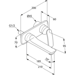 Смеситель для раковины Kludi Balance (522468775)
