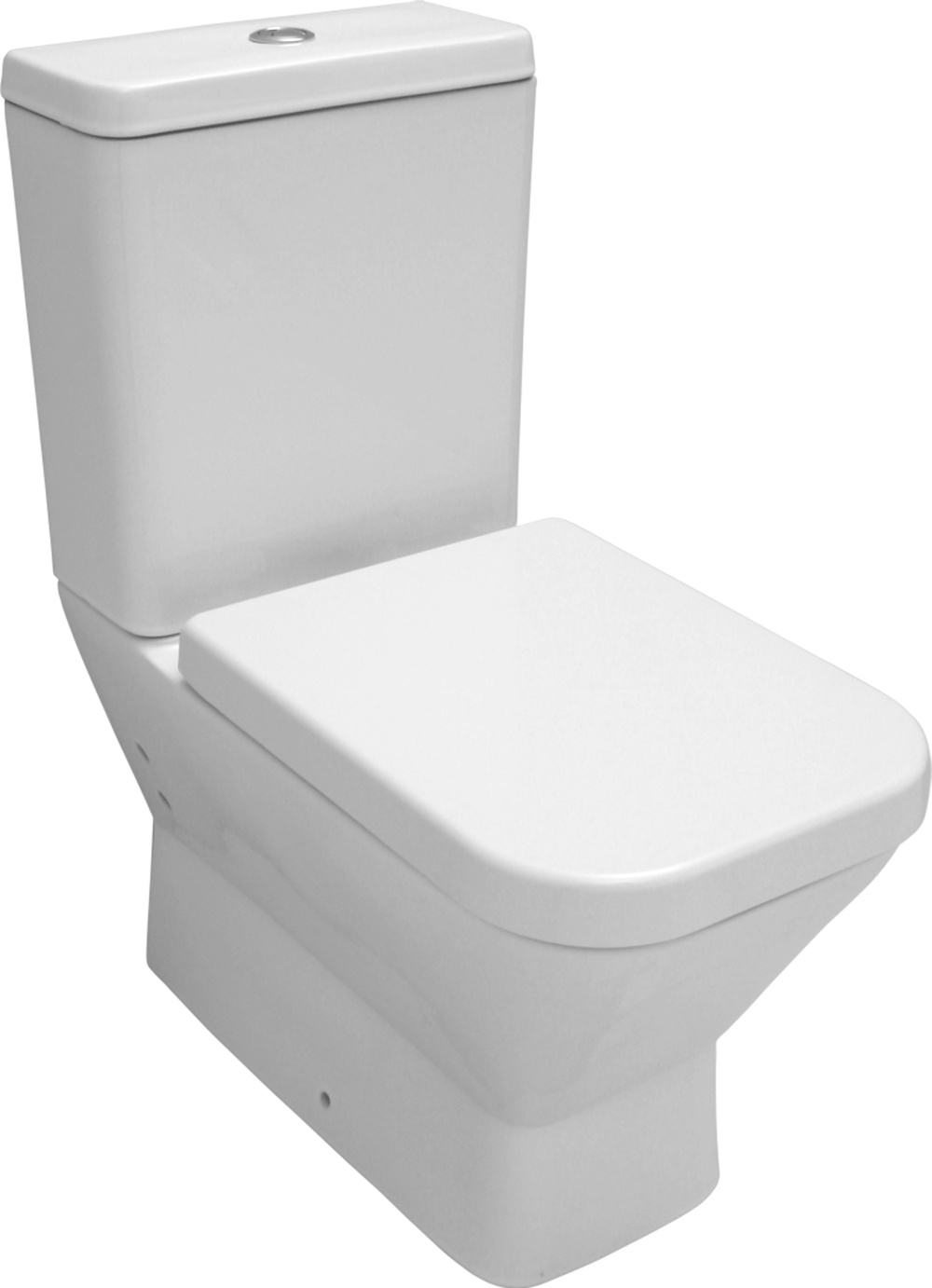 Serel DG02SL Унитаз напольный с ободком 66,5x35,5 см в сборе