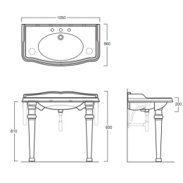 Раковина Simas Arcade AR 874bi