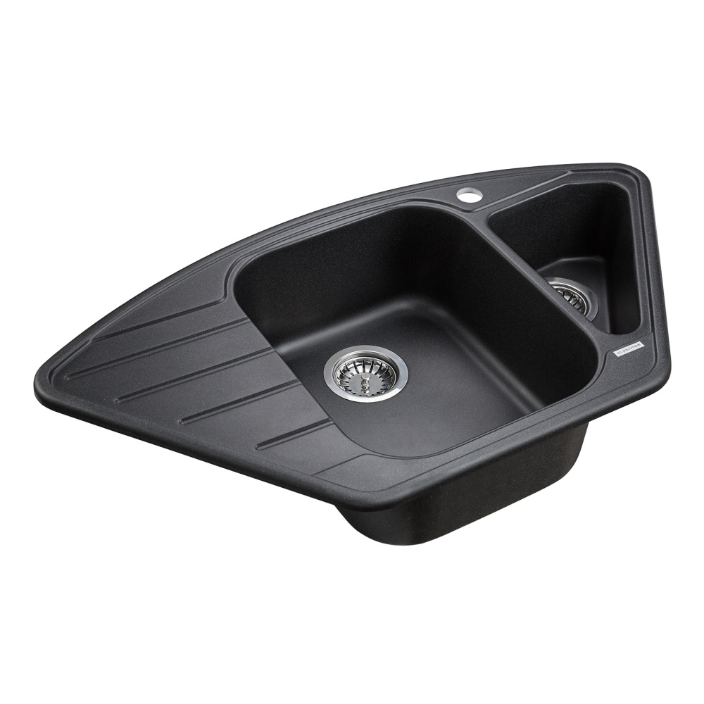 Мойка кухонная 89x49 Paulmark Wiese  (PM529050-BL) черный