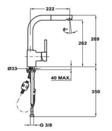 Teka ARK 239381200 Смеситель для мойки