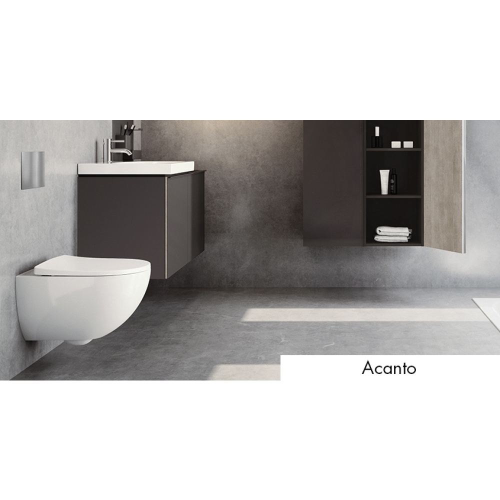 Подвесной унитаз Geberit Acanto 500.600.01.8, белый Alpine с глазурью KeraTect®