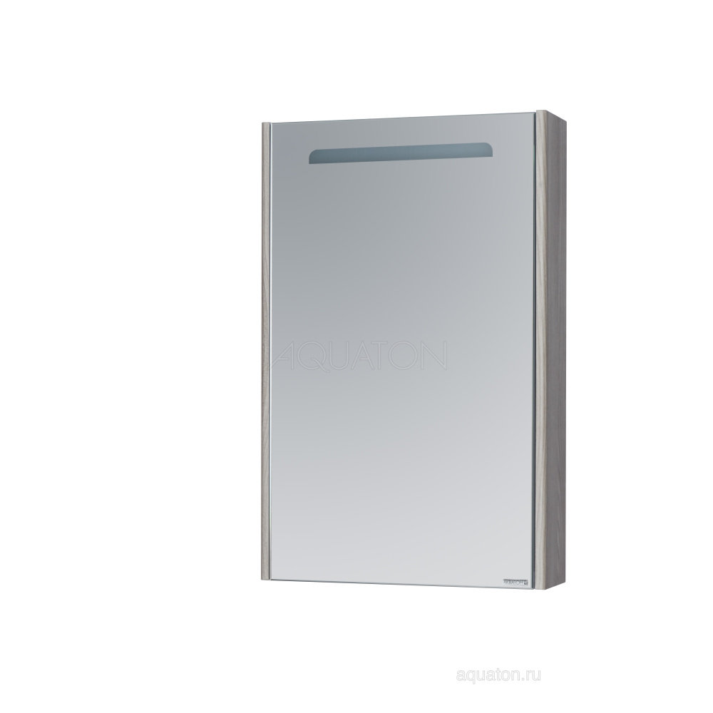 Зеркальный шкаф Aquaton Сильва 50 дуб фьорд 1A215502SIW6L
