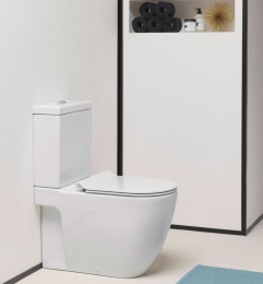 Фото Унитаз компакт GSI Pura (881711) напольный, белый