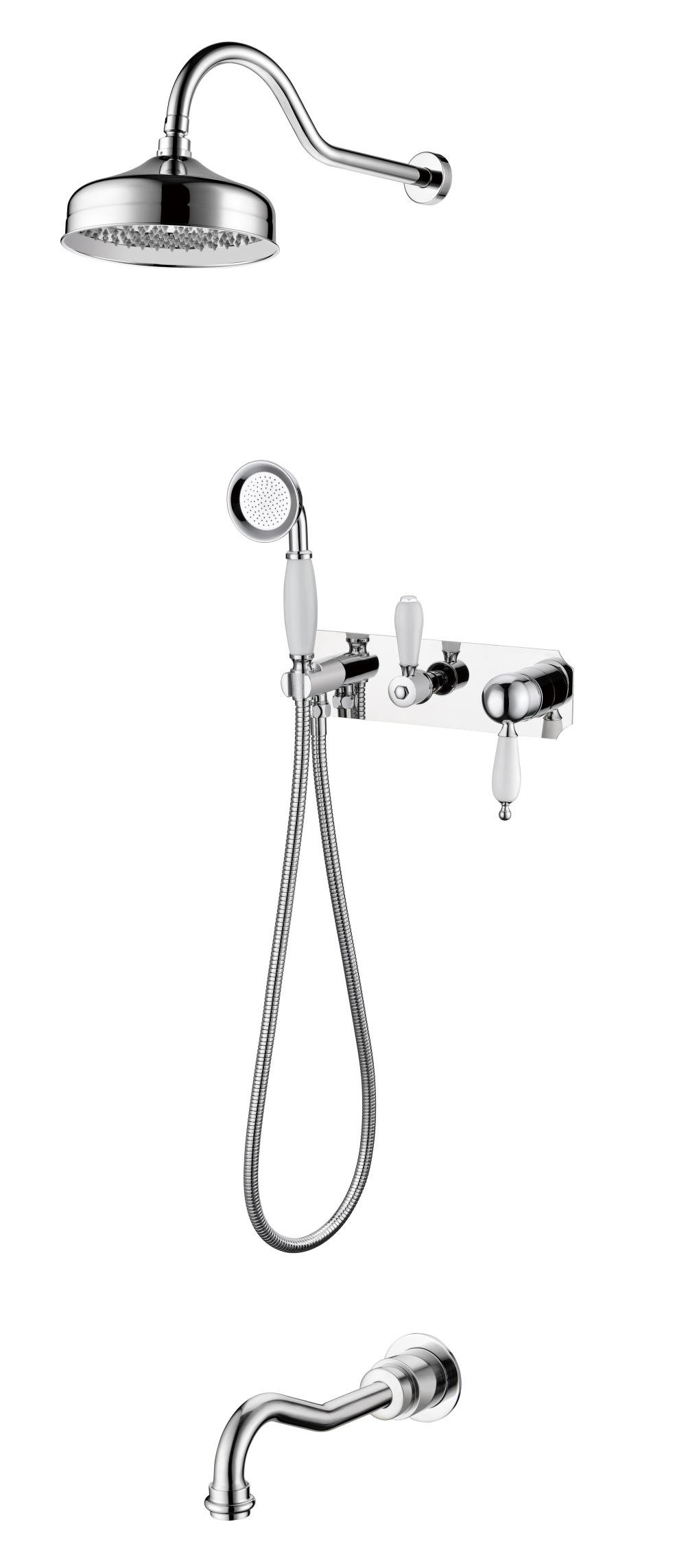 Фото Смеситель для ванны Boheme Tradizionale Chromo (268) хром