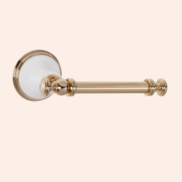 Держатель туалетной бумаги Tiffany Harmony (TWHA019bi/oro) белый, золото