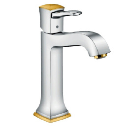 Смеситель для раковины 31302090 Hansgrohe Metropol Classic (хром, золото)
