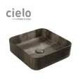 Ceramica CIELO Shui Comfort SHCOLAQ40 BP - Раковина накладная на столешницу 40 * 40 см (Breccia Para