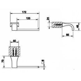 Крючок Gessi Mimi (33321#031) хром