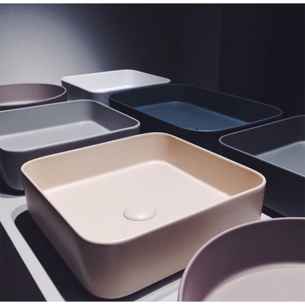 Ceramica CIELO Shui Comfort MILAQ CN - Раковина накладная Minimo 25*25 см Canapa
