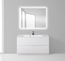 Тумба под раковину BelBagno Marino MARINO-1000-2C-PIA-BL-P, 100 х 44.5 х 80 см, Bianco Lucido