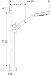 Душевой гарнитур Hansgrohe Raindance (27893000) хром
