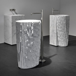 Фото Antonio Lupi Controverso CONTROVERSO Напольная раковина 45x85x45 см