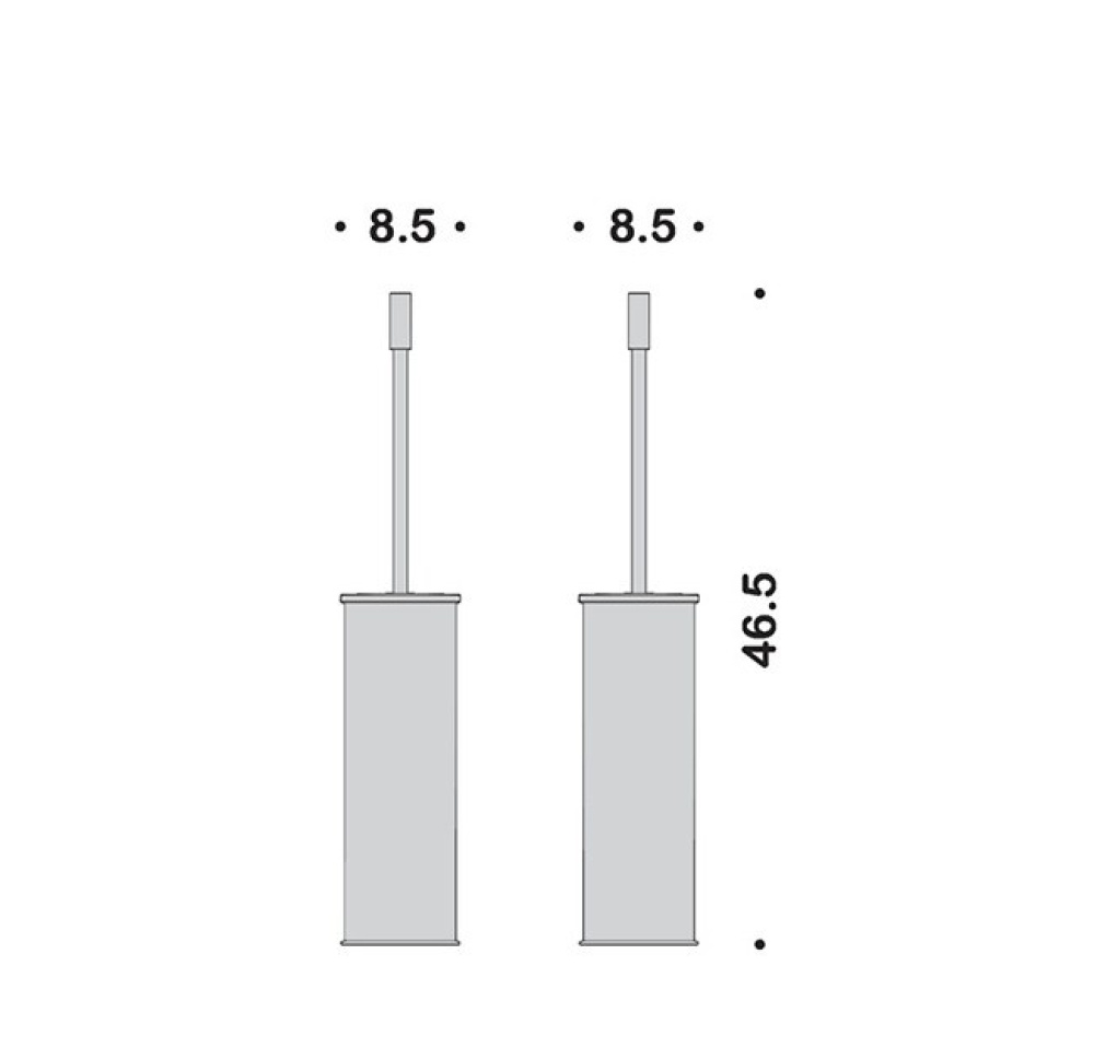 Фото Colombo Design PLUS W4961.VL Ерш для унитаза - напольный (Vintage)