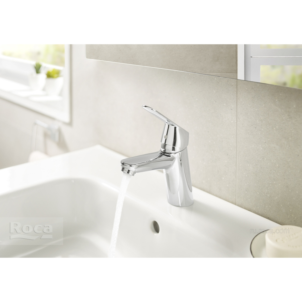 Смеситель для раковины Roca Alfa (5A3L25C0M) хром