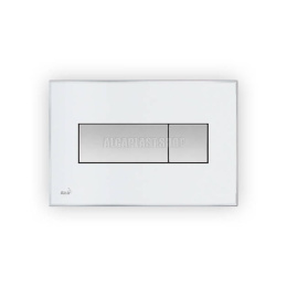 Кнопка смыва AlcaPlast (M1470-AEZ110) серый