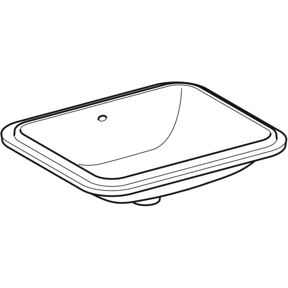 Фото Geberit Variform 500.764.01.2 Раковина, встраиваемая снизу