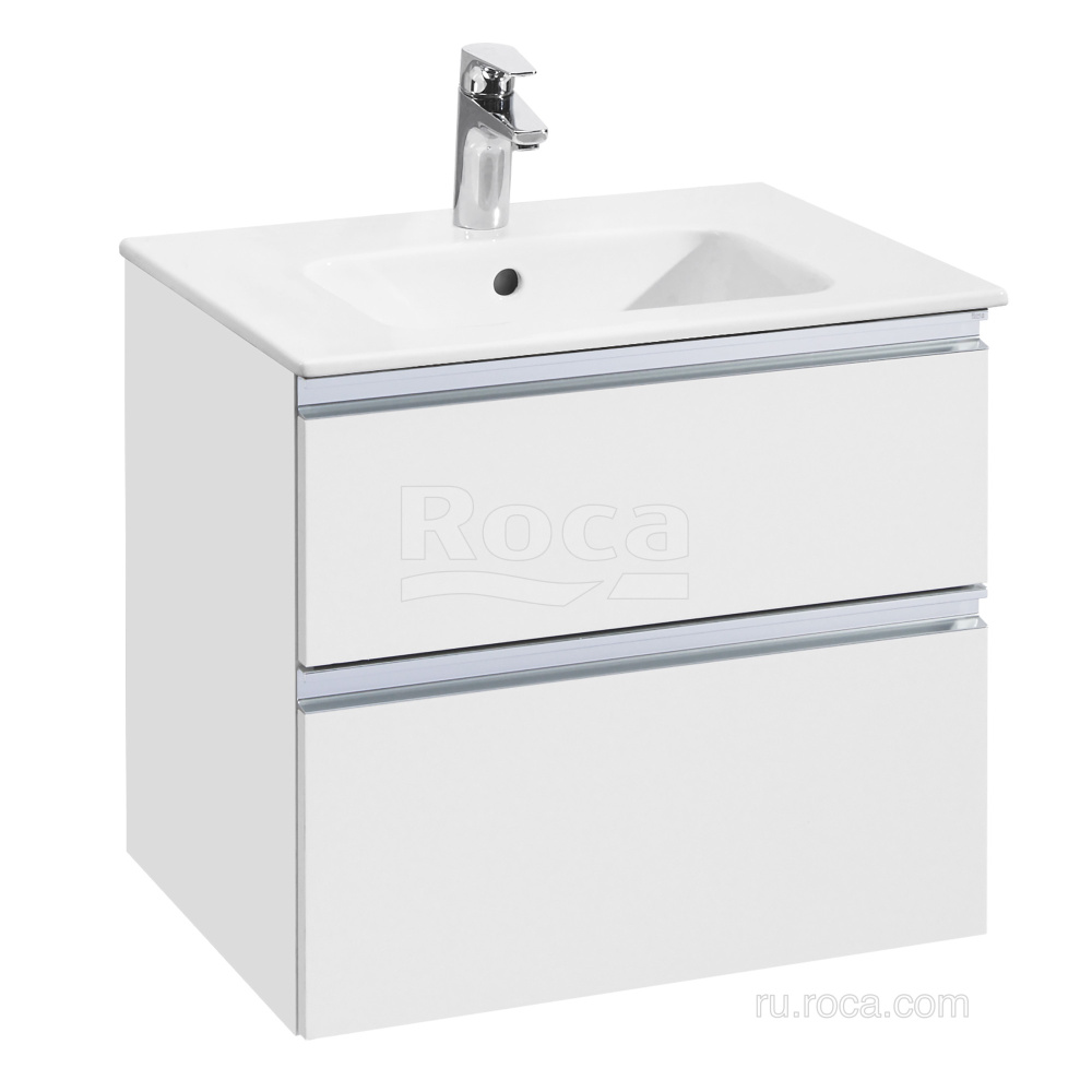 Фото Тумба под раковину Roca Gap (A857397806) белый глянцевый
