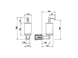 Дозатор для жидкого мыла Gessi Emporio (38815#031) хром