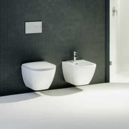 Фото Биде подвесное 52x36см Laufen Lua (8.3008.1.000.302.1) белый глянцевый