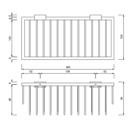Корзинка для душа Decor Walther Universal (0704900), хром