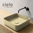 Ceramica CIELO Shui Comfort SHCOLAQ40 CN - Раковина накладная на столешницу 40 * 40 см (Canapa)