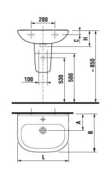 Раковина Jika Olymp 8.1061.4.000.104.1