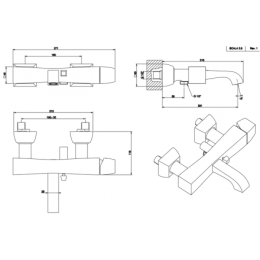Фото Смеситель для ванны Gessi Mimi (31113#080)