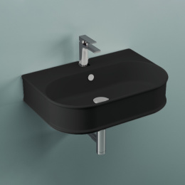 Фото Раковина подвесная 65 см ArtCeram Atelier (ATL003 17 00) черный матовый