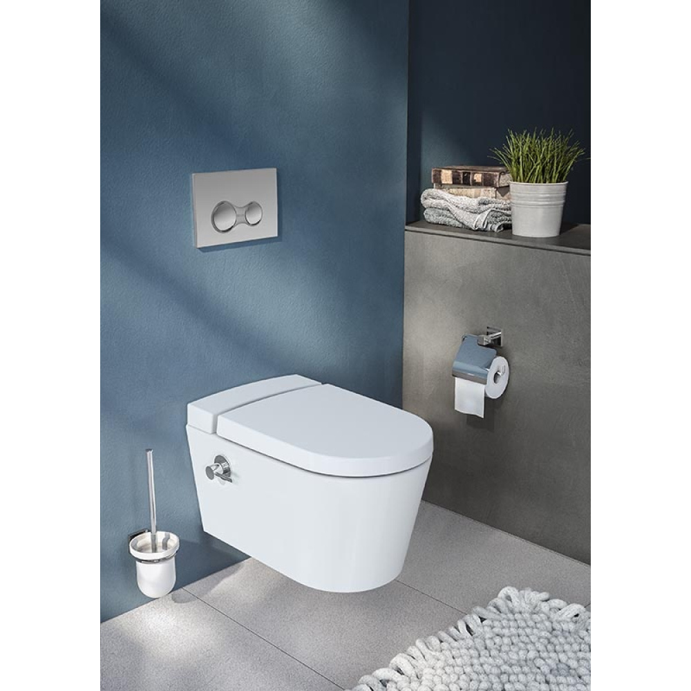 Инсталляция Alcaplast с безободковым унитазом VitrA Nest 5176B003-6233, с функцией биде, крышка микр