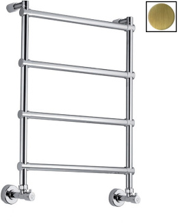 Фото Полотенцесушитель водяной Margaroli Sole 442 с аркой 4424704OBA, старая бронза