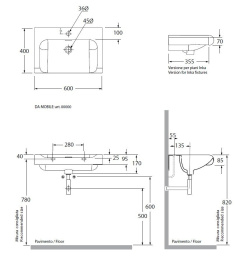 Раковина Kerasan Inka Project 341104*1
