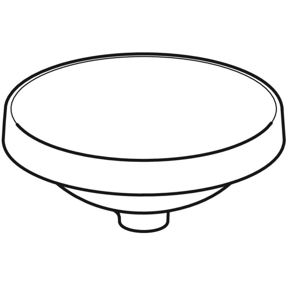 Geberit Variform 500.702.01.2 Раковина, встраиваемая сверху, накладная