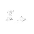Биде VitrA Sento (Сенто) 4338B003-1046 подвесное белое с отверстием под смеситель