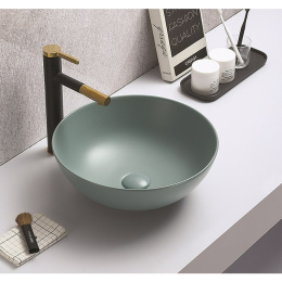 Раковина 41,5 см CeramaLux (104MLG-6зеленый) Круглая