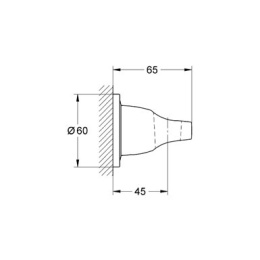 Grohe Ondus 27188000 Держатель ручного душа, фиксированный