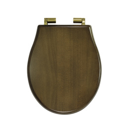 Фото Migliore Impero 20825 Крышка/сиденье унитазa, Noce /золото