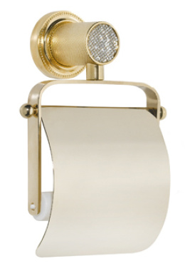 Держатель туалетной бумаги Boheme Royal Cristal (10921-G-B)