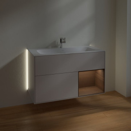 Villeroy Boch Finion G040GNGJ Тумба под раковину 996х498 мм (walnut veneer/light grey matt)