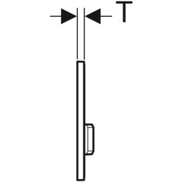 Кнопка смыва Geberit Sigma 50 (115.788.DW.5) Черный RAL 9005