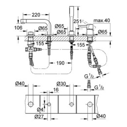 Смеситель Grohe Essence 19578000 для ванны/душа