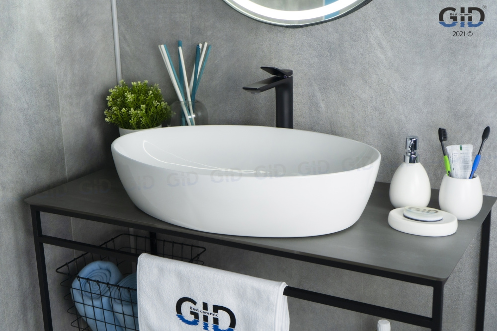 Фото Раковина накладная Gid N9433