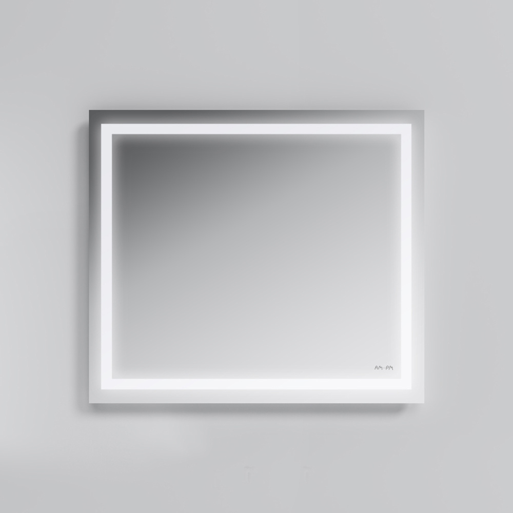 Зеркало с LED-подсветкой Am.Pm Gem (M91AMOX0801WG) серебристый
