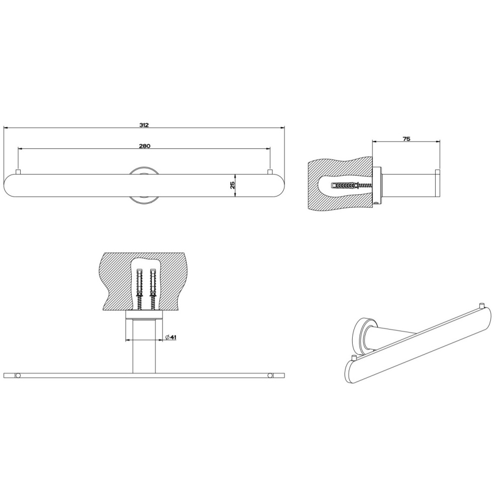 Держатель туалетной бумаги Gessi Emporio (38915#031) хром