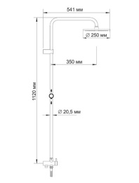 Фото Душевой гарнитур WasserKRAFT Isar (A041) коричневый