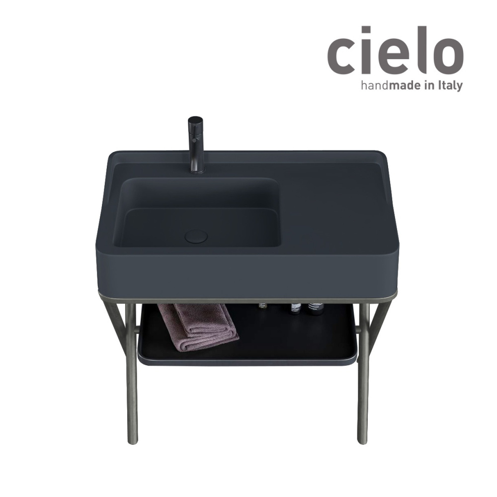 Ceramica CIELO Siwa SWST CM - Консоль для раковины, стальная (Cemento)