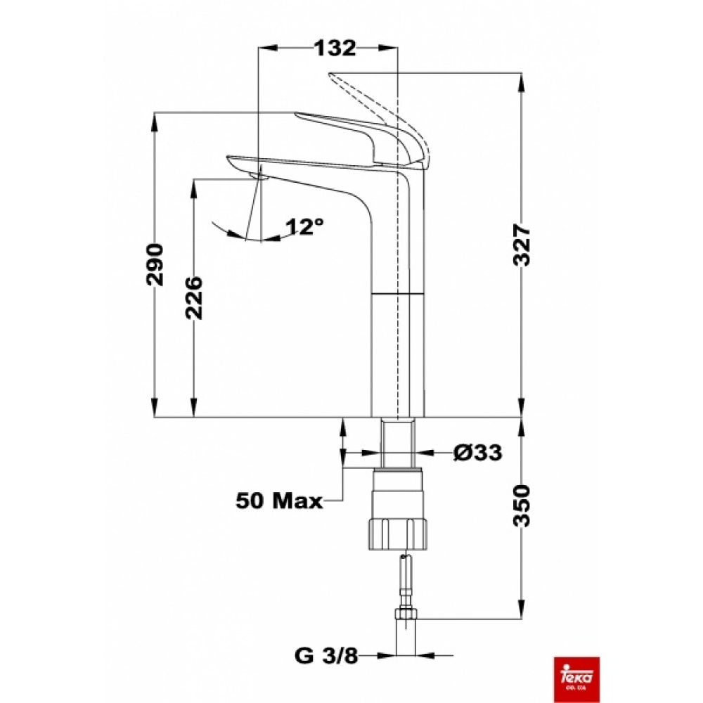 Фото Teka Itaca 673660200 Смеситель для раковины