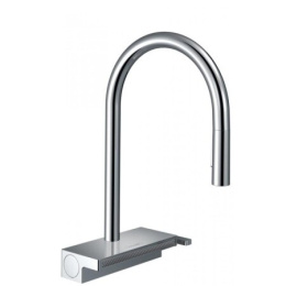 Фото Смеситель для кухни Hansgrohe Aquno Select M81 (73831000) хром